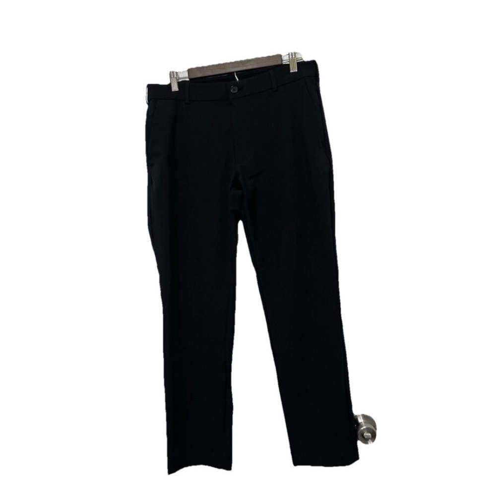 Men's Black Dress Pants - Classic Straight Fit